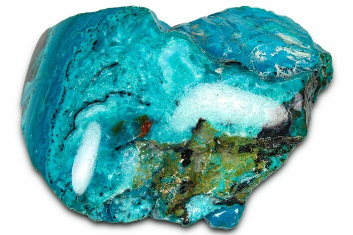 Polished Atacama Blue Opal (Chrysocolla & Opal) - Chile #362249